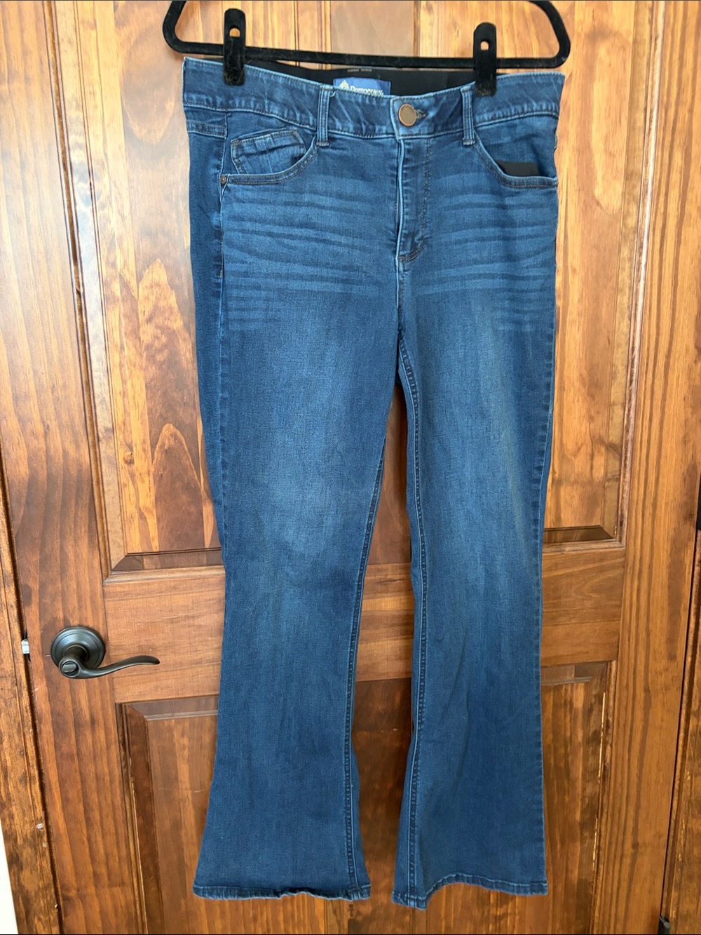 Democracy Women’s Dark Blue Stretch Bootcut Jeans